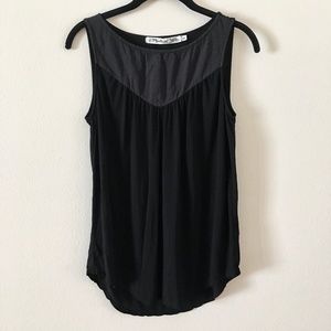 Anthro Michael Stars Black Tank